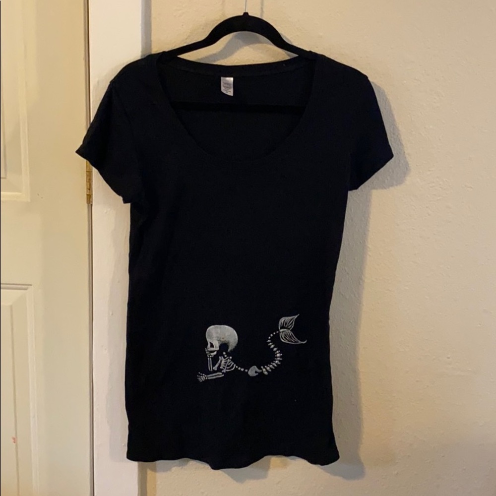 Halloween Maternity mermaid  t-shirt